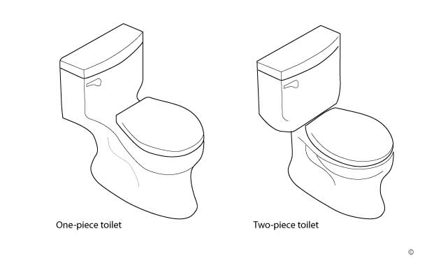 one-piece-vs-two-piece toilet