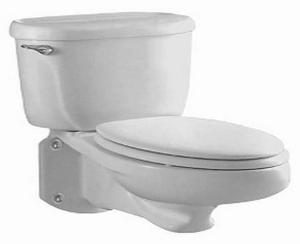 American Standard Glenwall Pressure Assisted Elongated Wall-Mounted Toilet