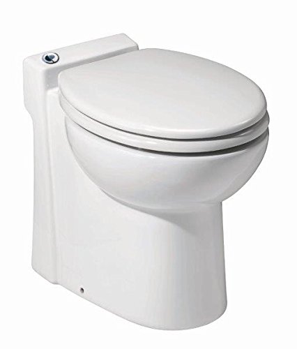Best toilet Saniflo 023 SANICOMPACT 48 One piece Toilet with Macerator Built Into the Base, White